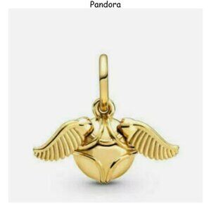 Pandora Gold Winged Charm Bracelet